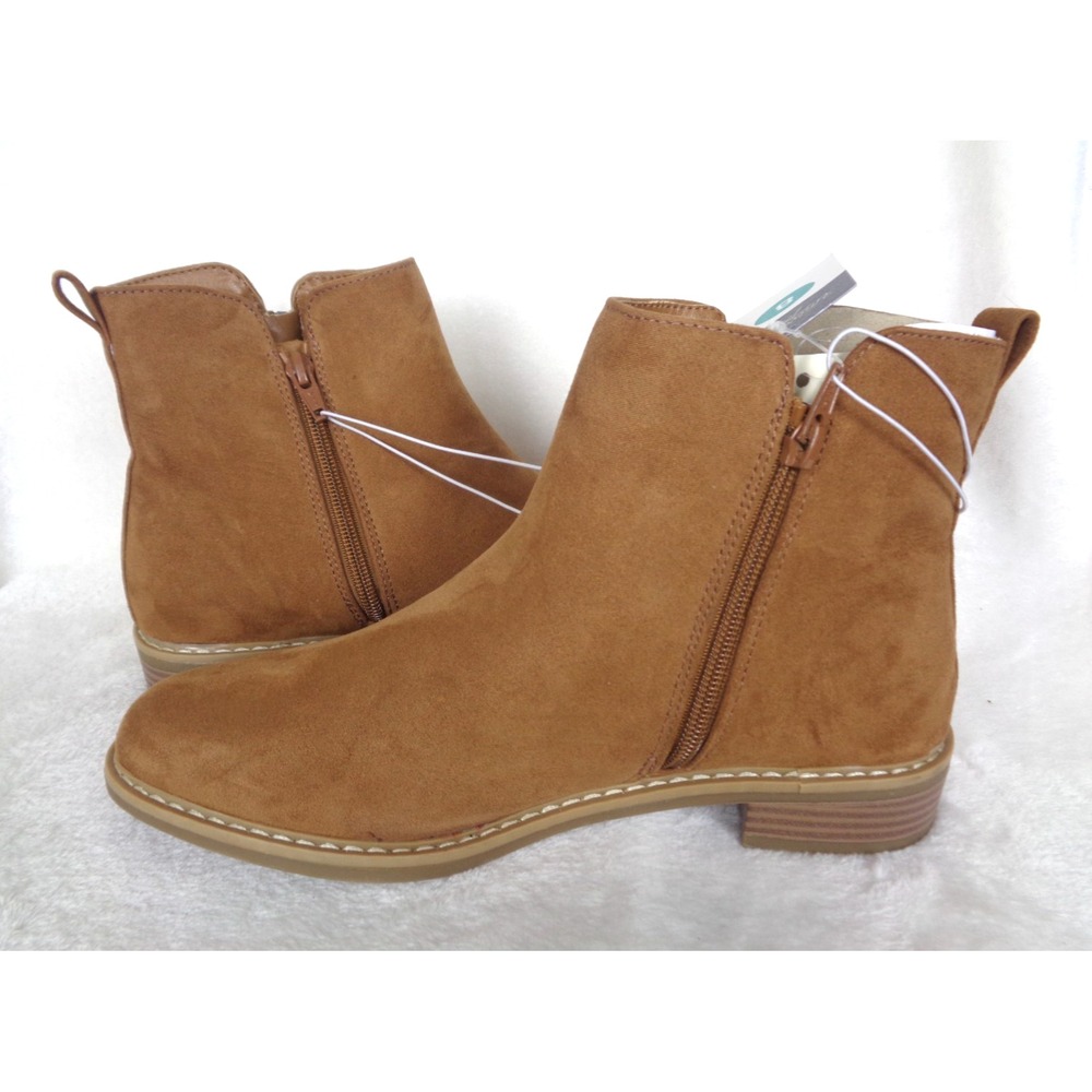 Universal Thread Womens Brown Ankle‎ Boots Size 8 Brenna Memory Foam Insole - Picture 5 of 8